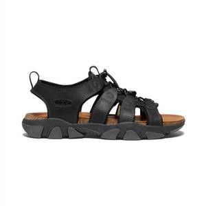 NEW KEEN men's daytona ii open-toe walking sandal in black/black